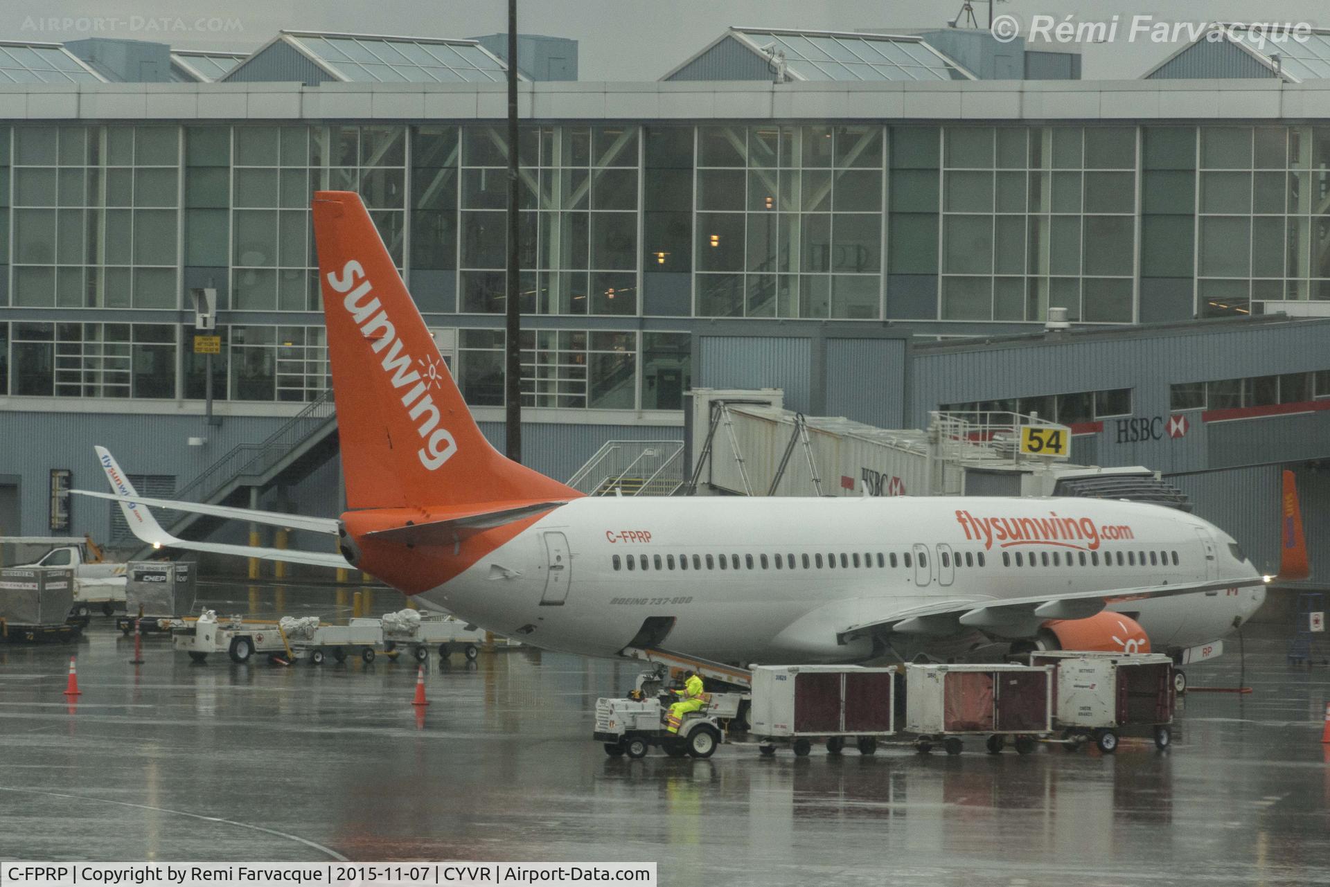 C-FPRP, 2015 Boeing 737-8FH C/N 39959, Parked at International wing.