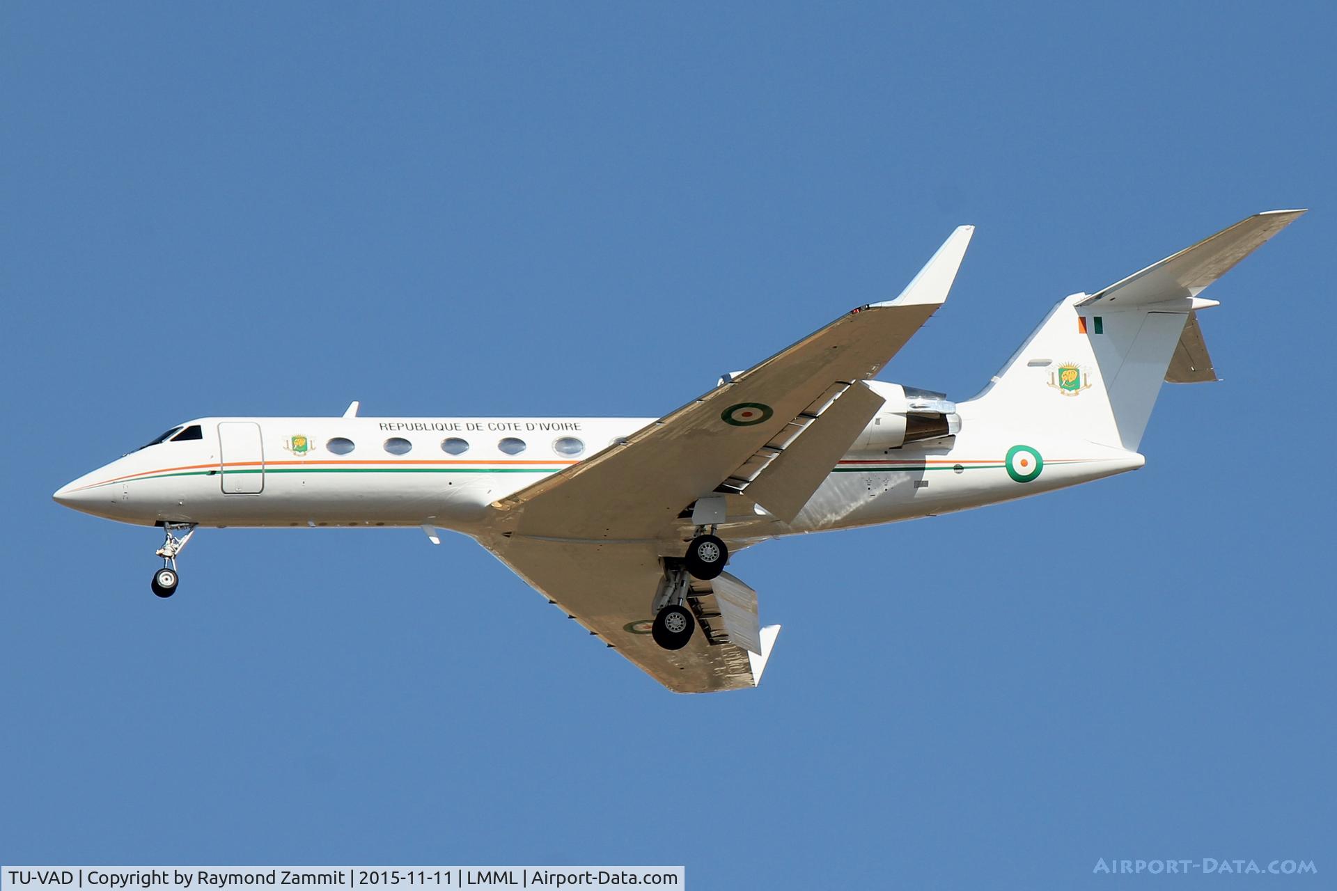 TU-VAD, 1988 Gulfstream Aerospace G-IV C/N 1019, Gulfstream G-IV TU-VAD Government of Cote D'Ivoire