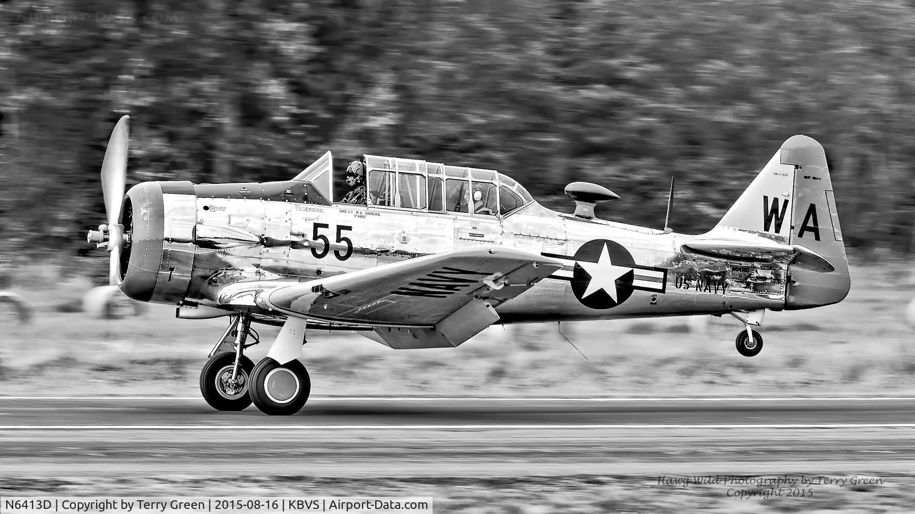 N6413D, 1943 North American SNJ-4 Texan C/N 88-11850, Heritage Flight Museum