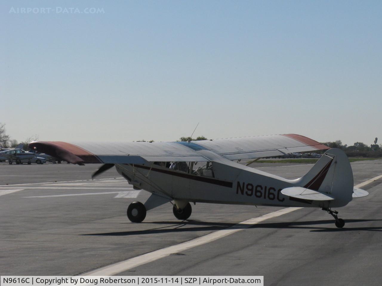 N9616C, 1991 Christen A-1 Husky C/N 1177, 1991 Christen A-1 HUSKY, Lycoming O&VO-360 180 Hp, MT prop, taxi from transient line