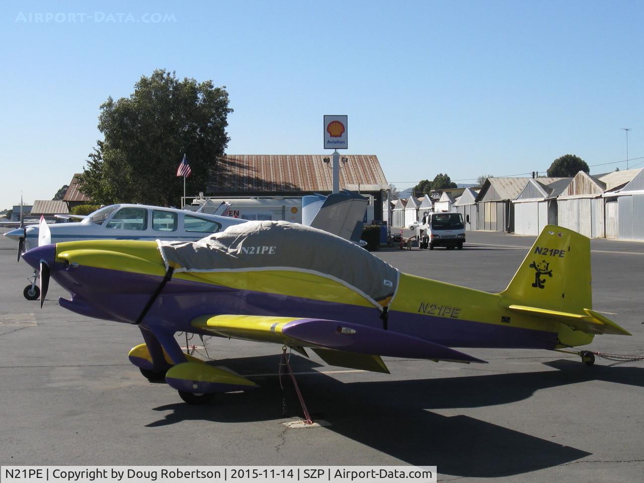 N21PE, Vans RV-4 C/N 1230, 2010 Mortenson VAN's RV-4, Lycoming O-320 160 Hp, FELIX the CAT logo on tail