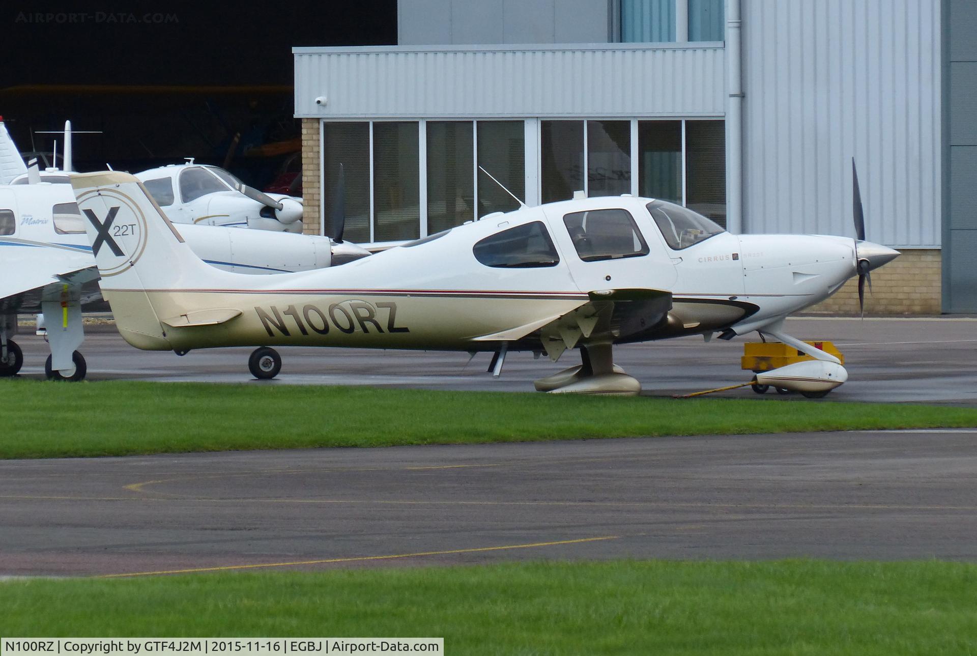 N100RZ, 2010 Cirrus SR-22T C/N 0034, N100RZ at Staverton 16.11.15