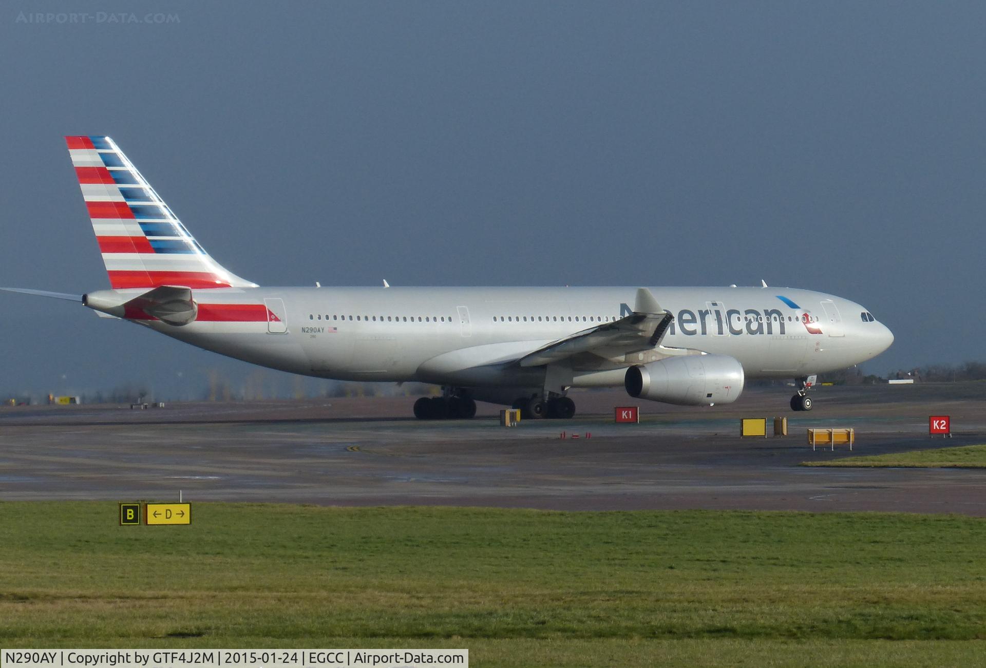 N290AY, 2013 Airbus A330-243 C/N 1480, N290AY at Manchester 24.1.15