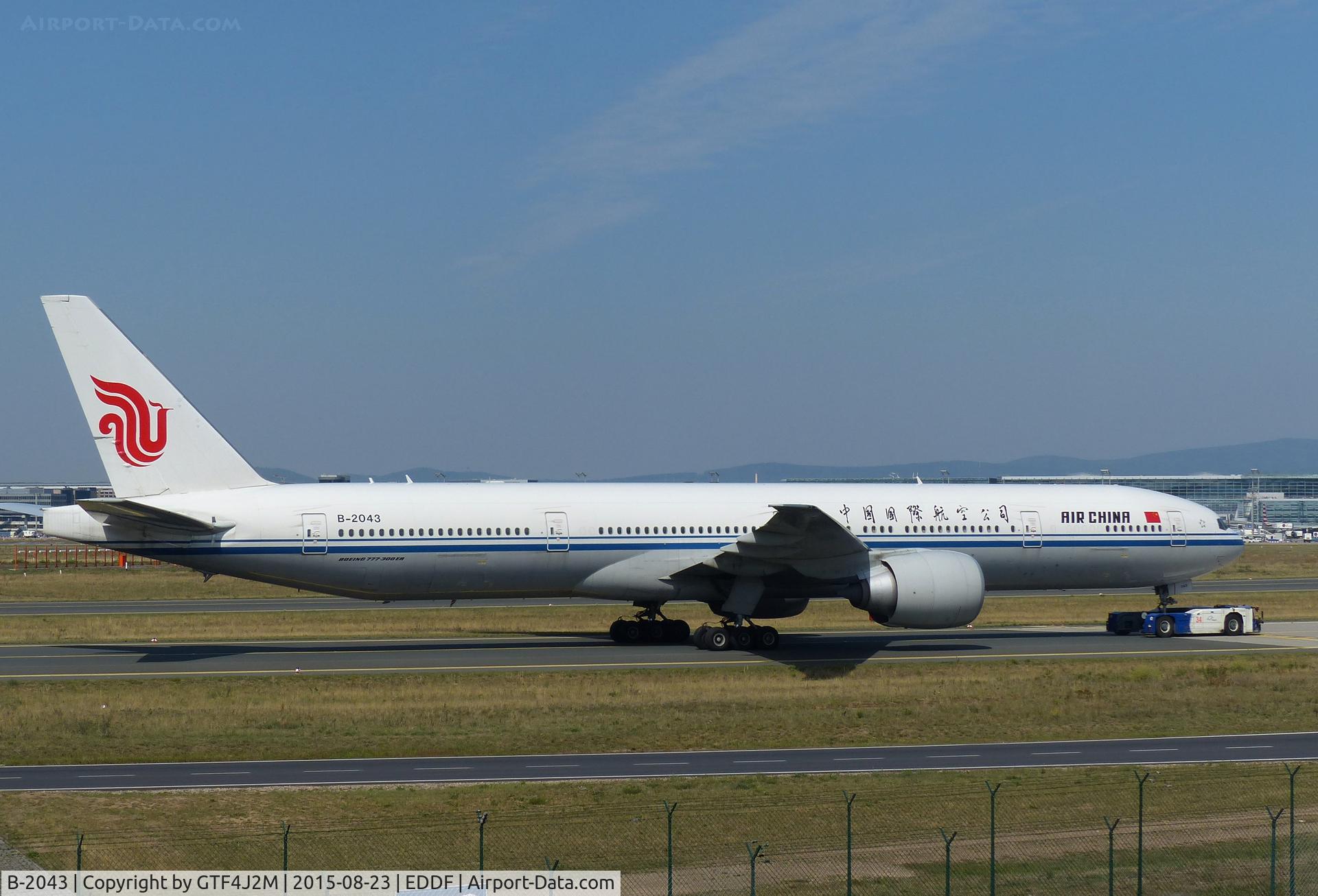 B-2043, 2013 Boeing 777-39L/ER C/N 41441, B-2043 at Frankfurt 23.8.15