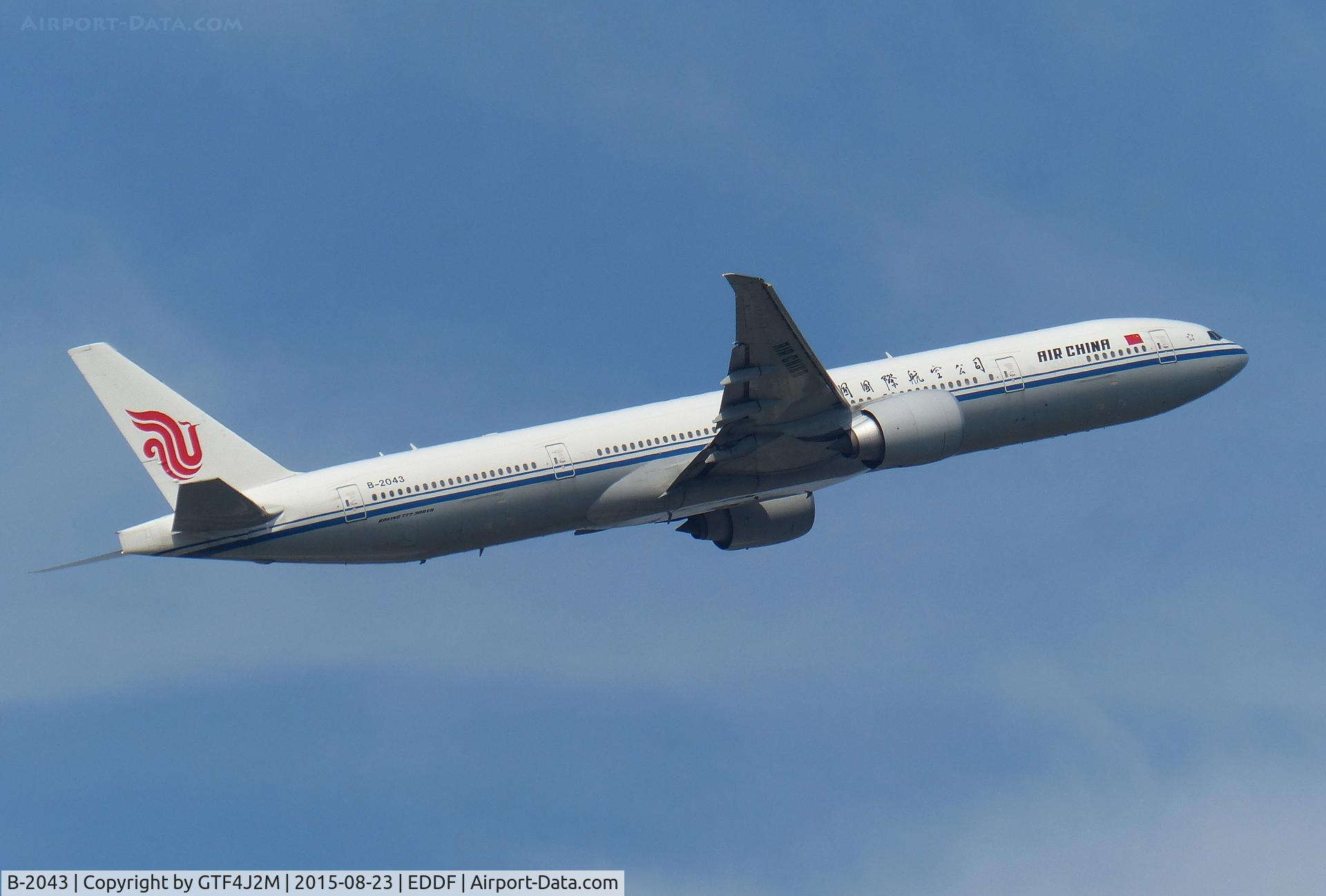 B-2043, 2013 Boeing 777-39L/ER C/N 41441, B-2043 at Frankfurt 23.8.15