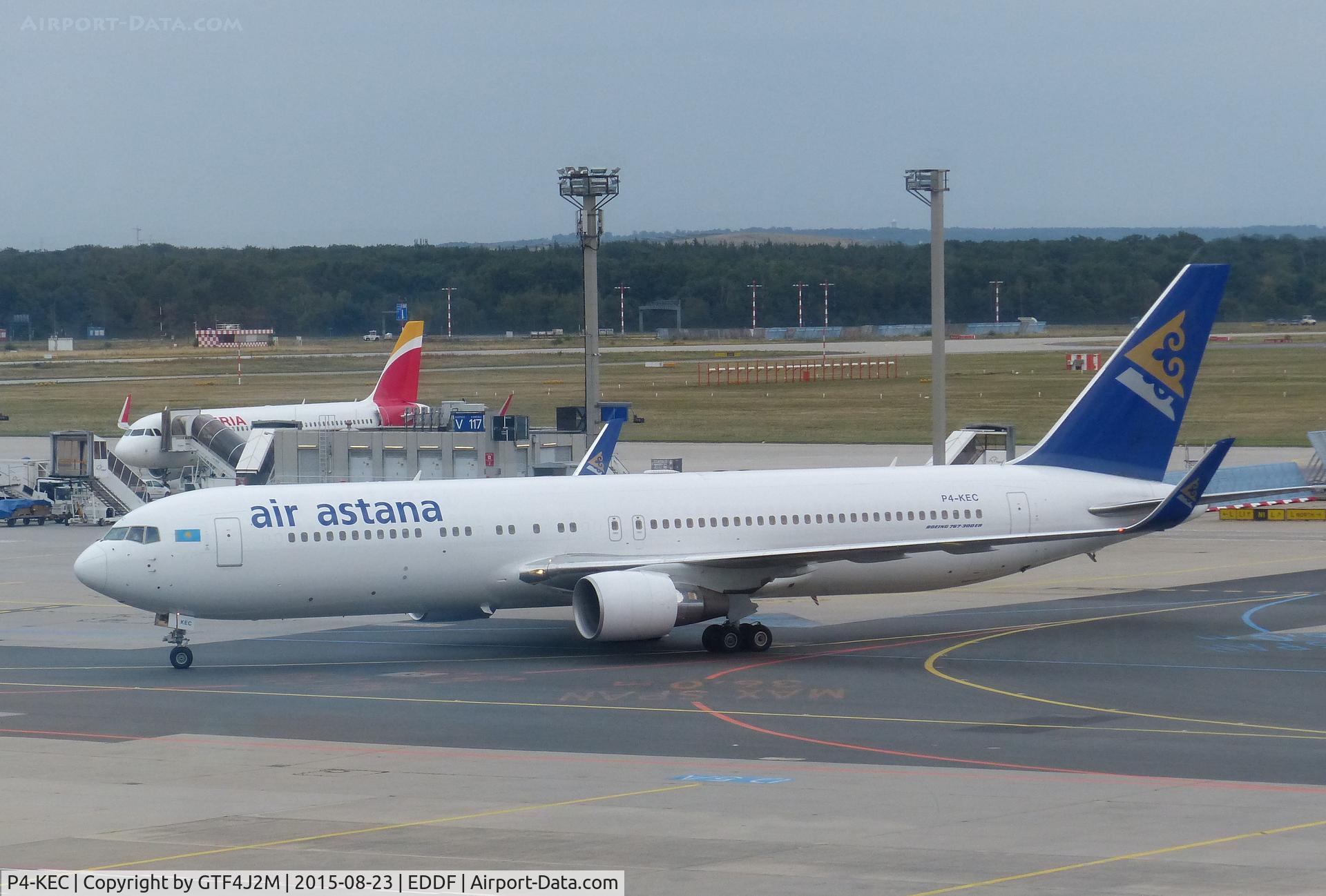 P4-KEC, 2014 Boeing 767-3KY(ER) C/N 42223, P4-KEC at Frankfurt 23.8.15