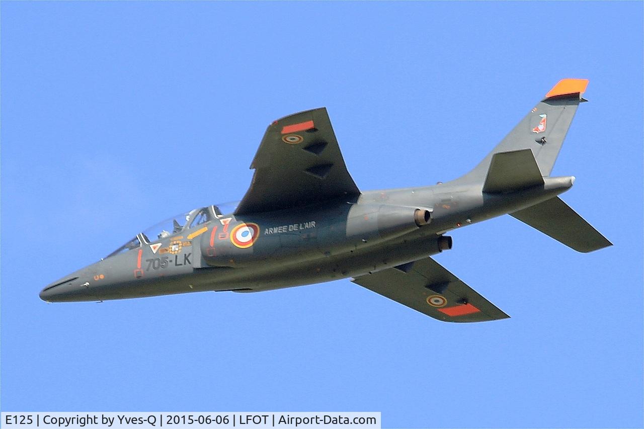 E125, Dassault-Dornier Alpha Jet E C/N E125, Dassault-Dornier Alpha Jet E (705-LK), On display, Tours-St Symphorien Air Base 705 (LFOT-TUF) Open day 2015