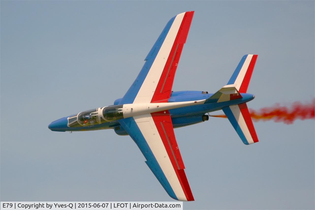 E79, Dassault-Dornier Alpha Jet E C/N E79, Dassault-Dornier Alpha Jet E (F-TENA), Athos 07 of Patrouille de France 2015, On display, Tours-St Symphorien Air Base 705 (LFOT-TUF) Open day 2015