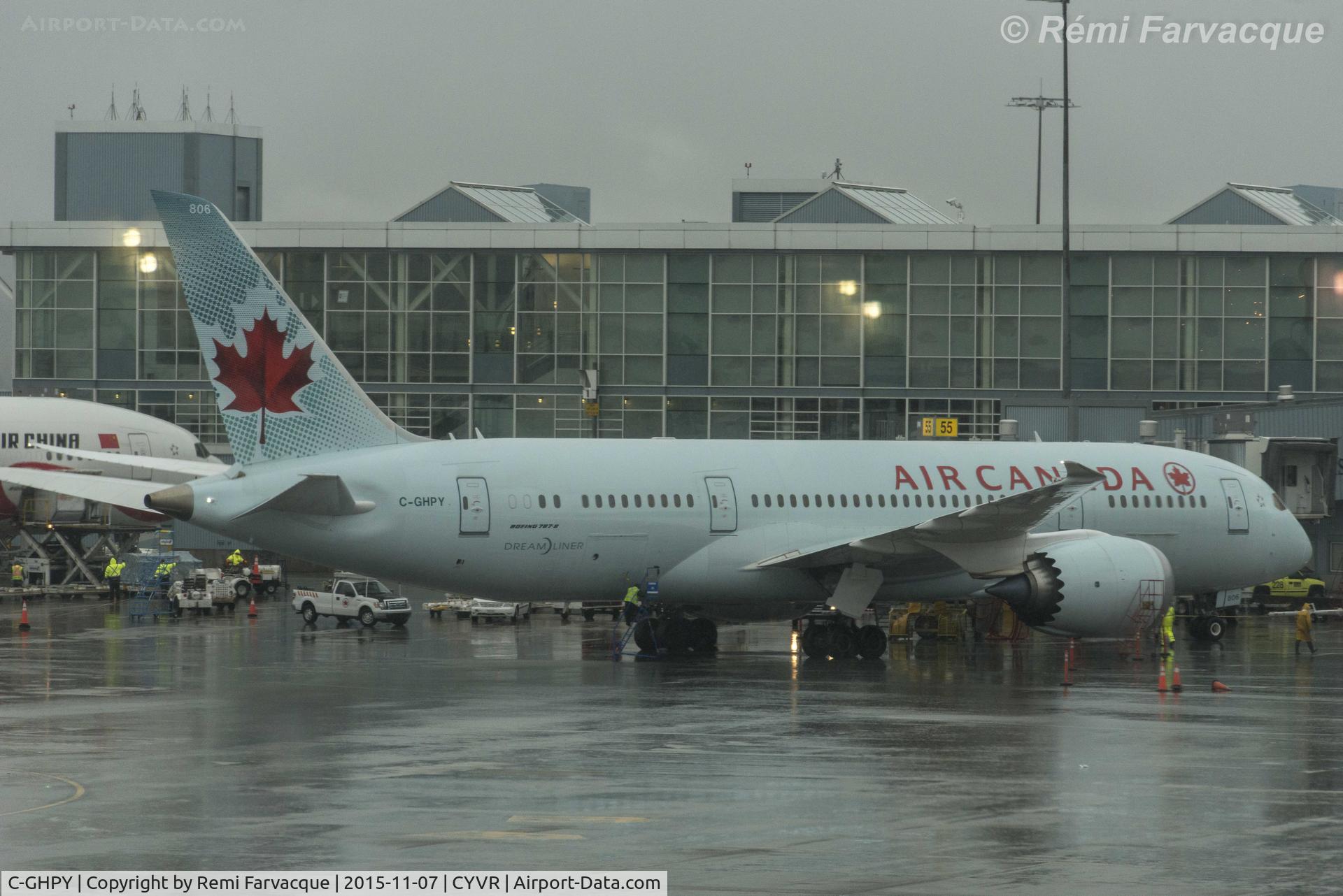 C-GHPY, 2014 Boeing 787-8 Dreamliner C/N 35262, At International wing.