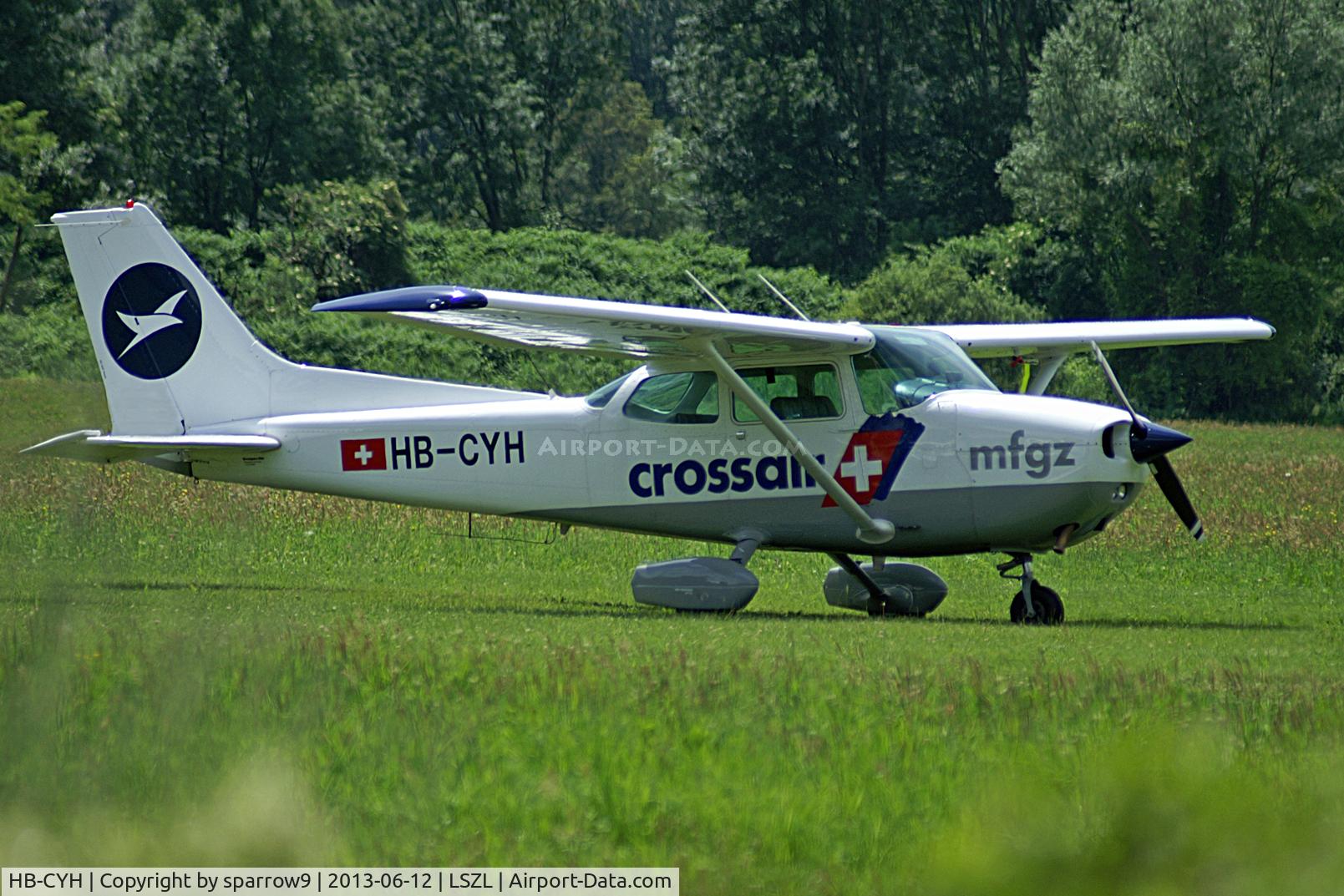 HB-CYH, 1980 Cessna 172P C/N 17274157, Parked in the south of Switzerland