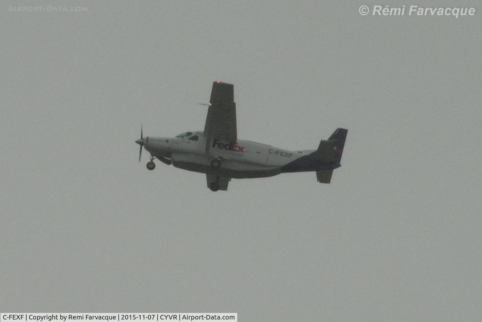 C-FEXF, 1996 Cessna 208B Super Cargomaster C/N 208B0508, Departure east from south runway