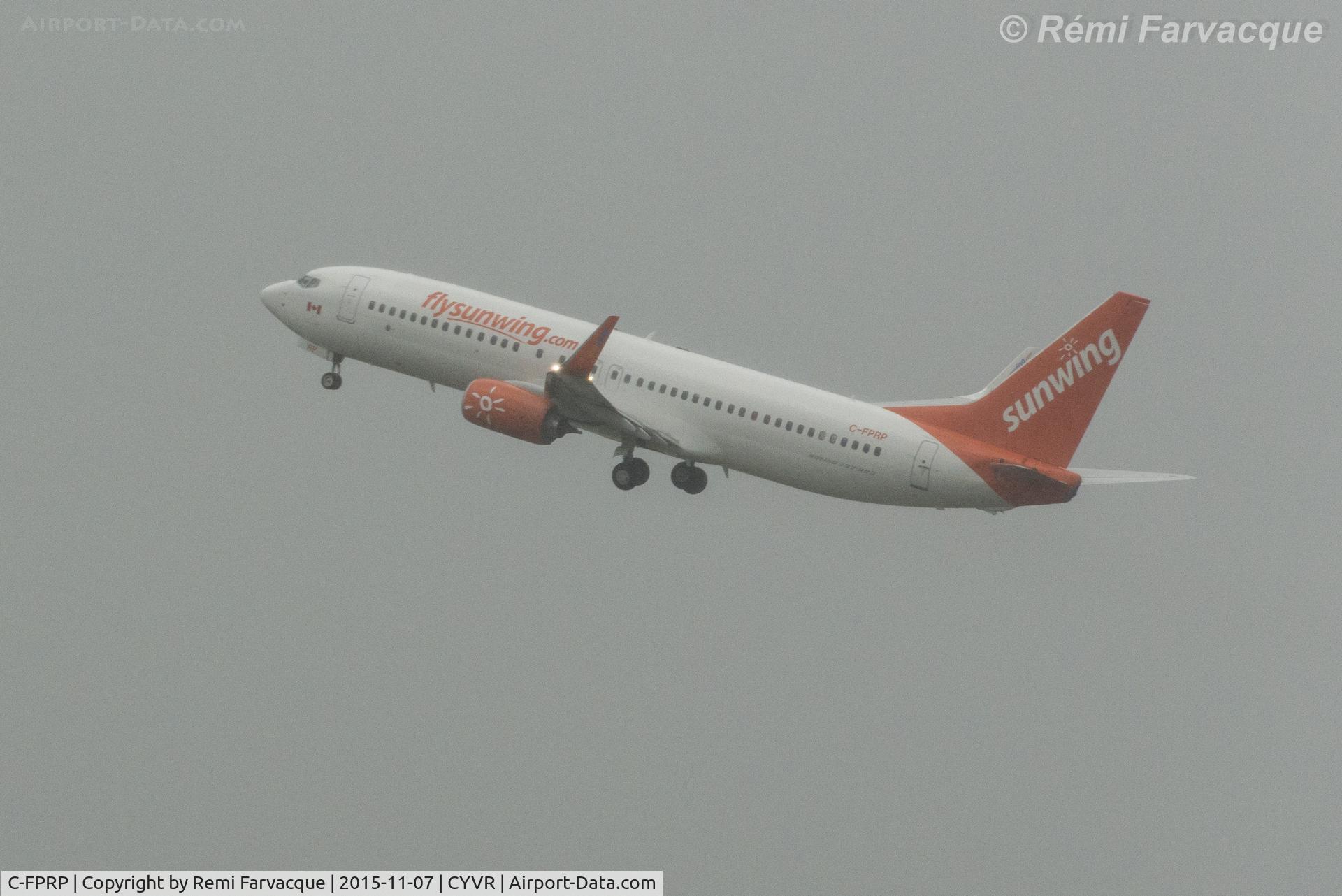 C-FPRP, 2015 Boeing 737-8FH C/N 39959, Departure east on south runway