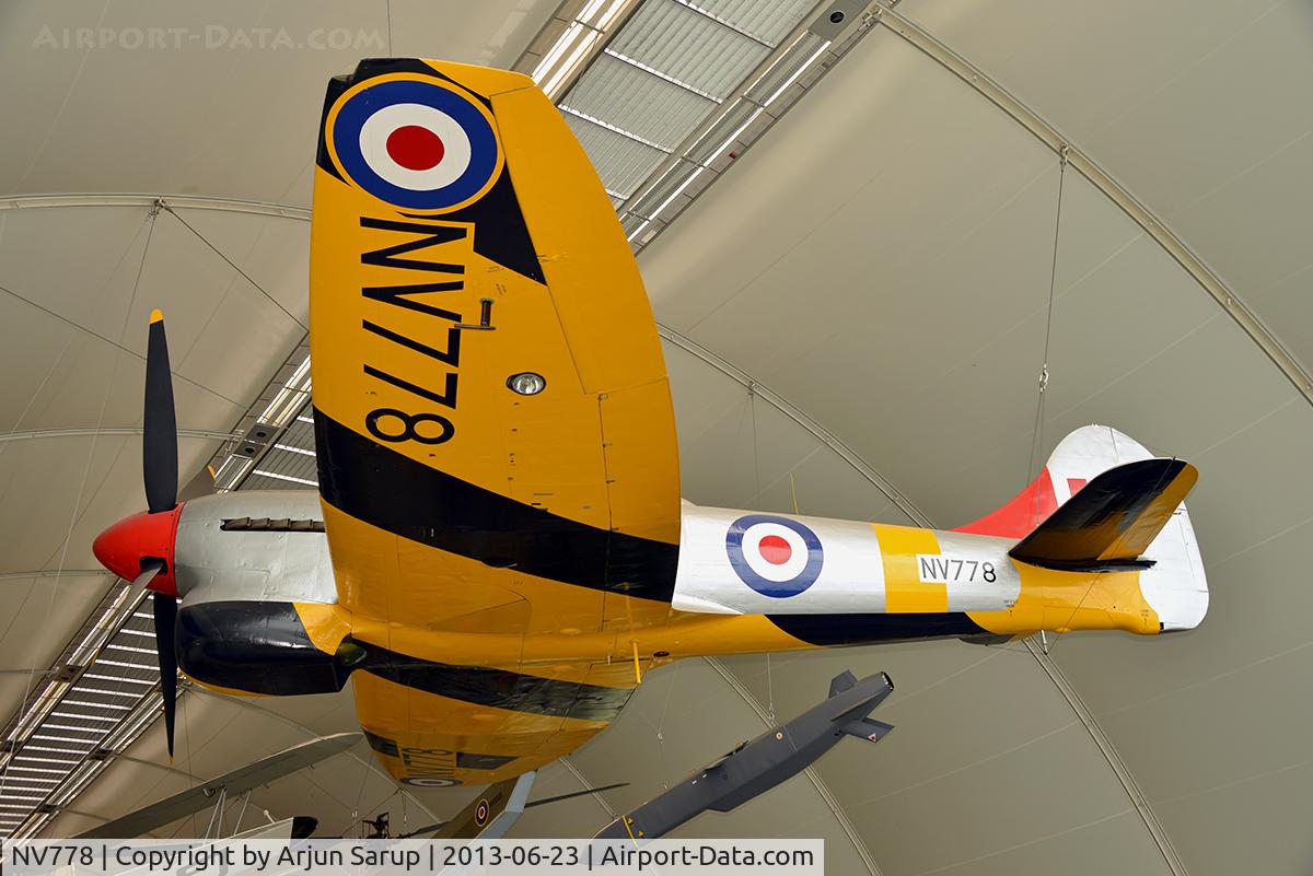 NV778, Hawker Tempest TT.5 C/N Not found NV778, On display at RAF Museum Hendon.