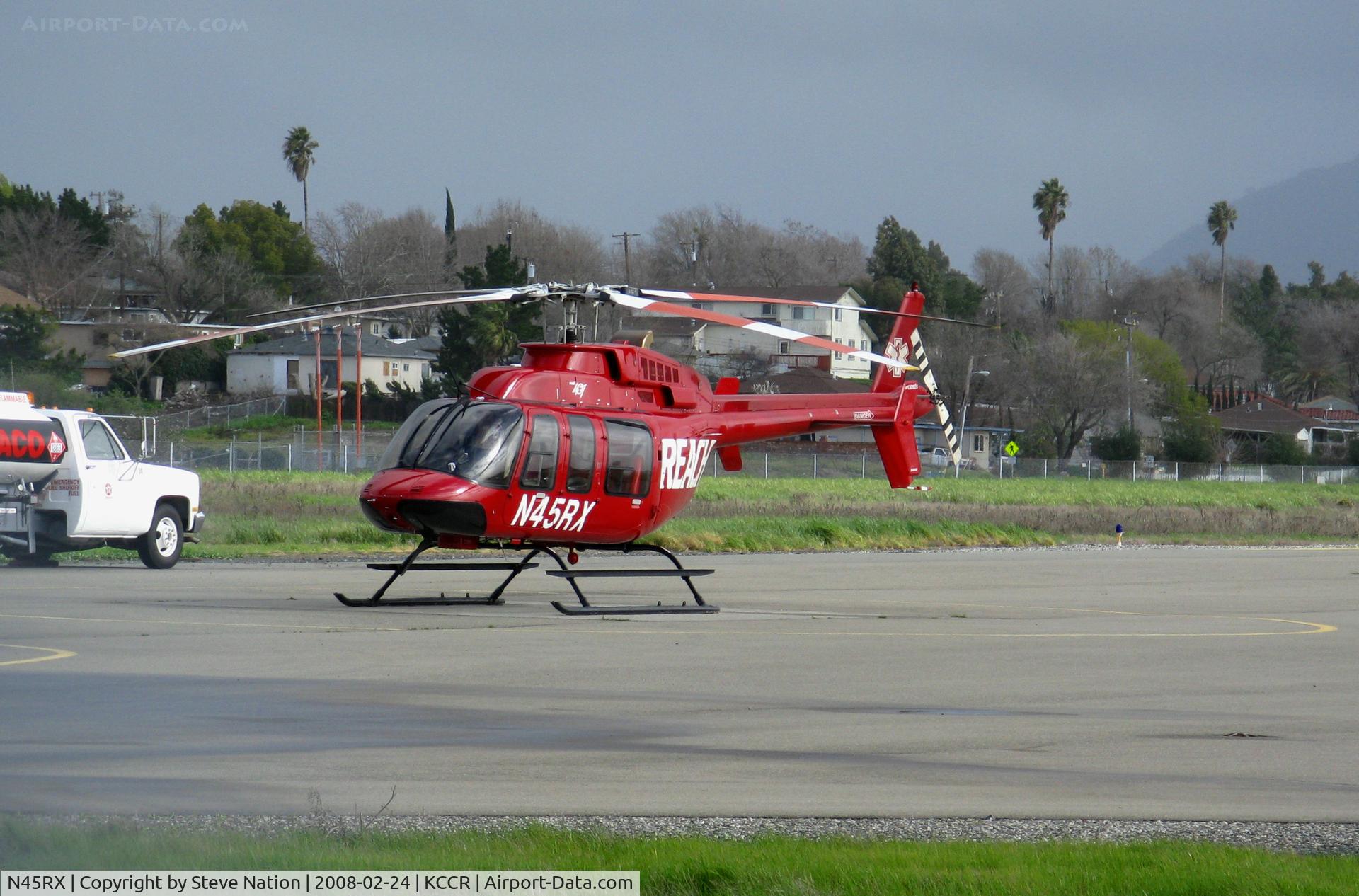 N45RX, 2000 Bell 407 C/N 53412, REACH Air Medical Service 2000 Bell 407 @ Buchanan Field, Concord, CA