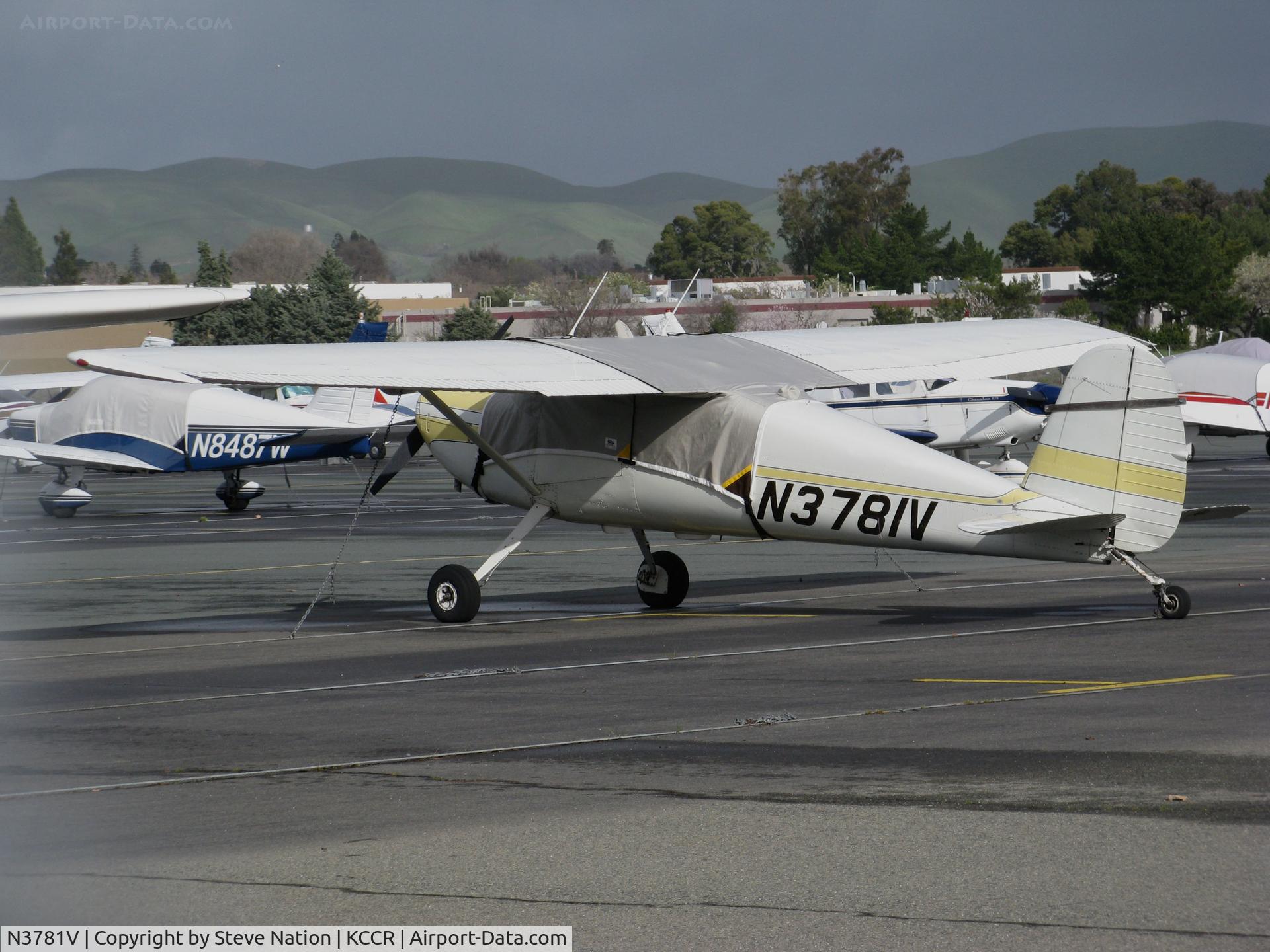 N3781V, 1949 Cessna 140A C/N 15202, Locally-based 1949 Cessna 140A @ Buchanan Field, Concord, CA with cockpit cover
