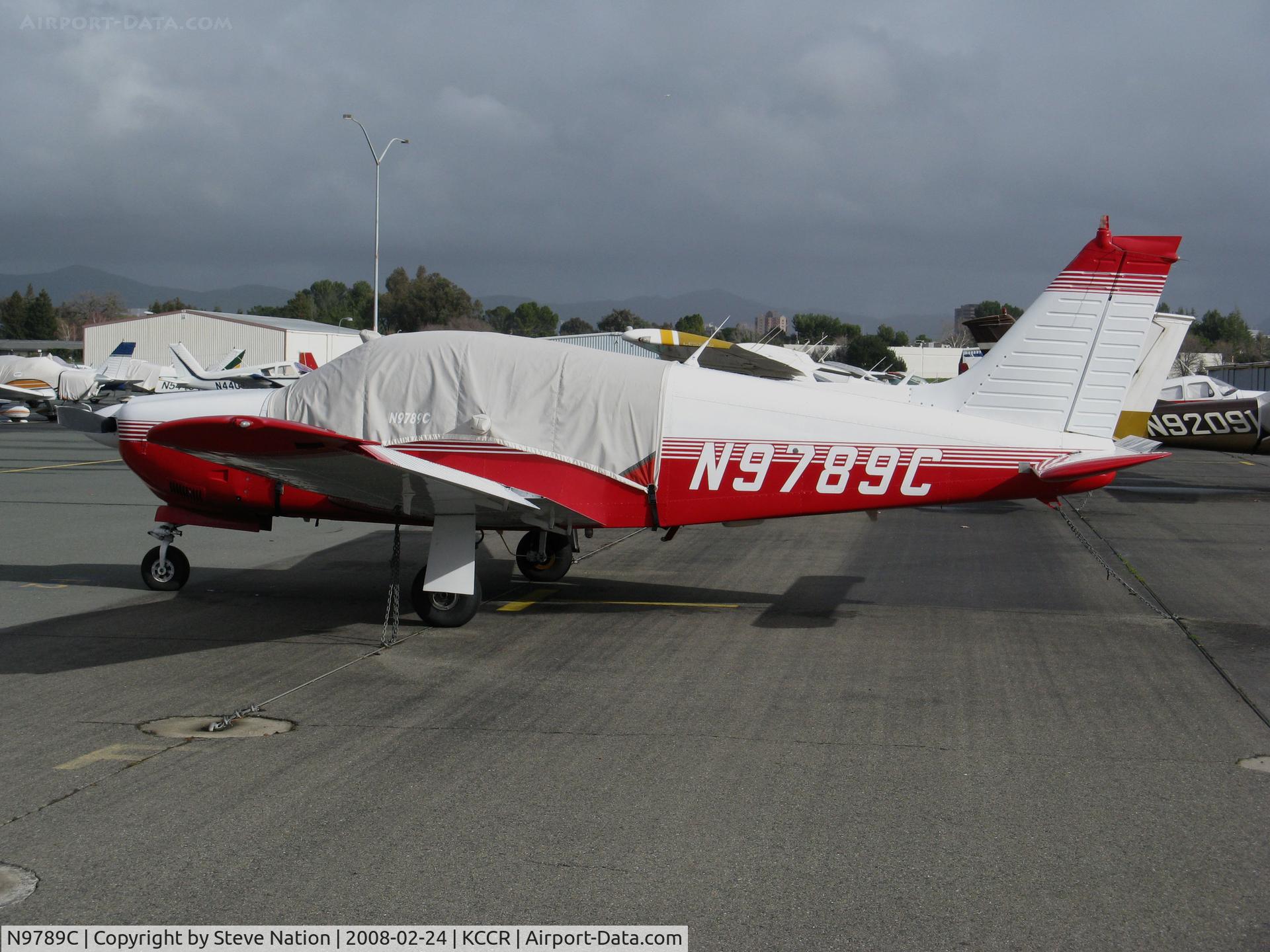 N9789C, 1978 Piper PA-28R-201 Cherokee Arrow III C/N 28R-7837221, Locally-based 1978 piper PA-28R-201 @ Buchanan Field, Concord, CA with cockpit cover