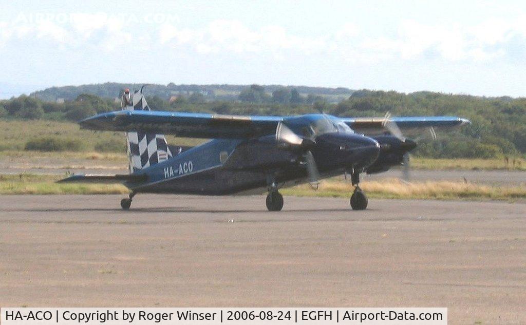 HA-ACO, Dornier Do-28D-2 Turbo Skyservant C/N 4335, Visiting Turbo Skyservant about to lift skydivers from Swansea Skydive.