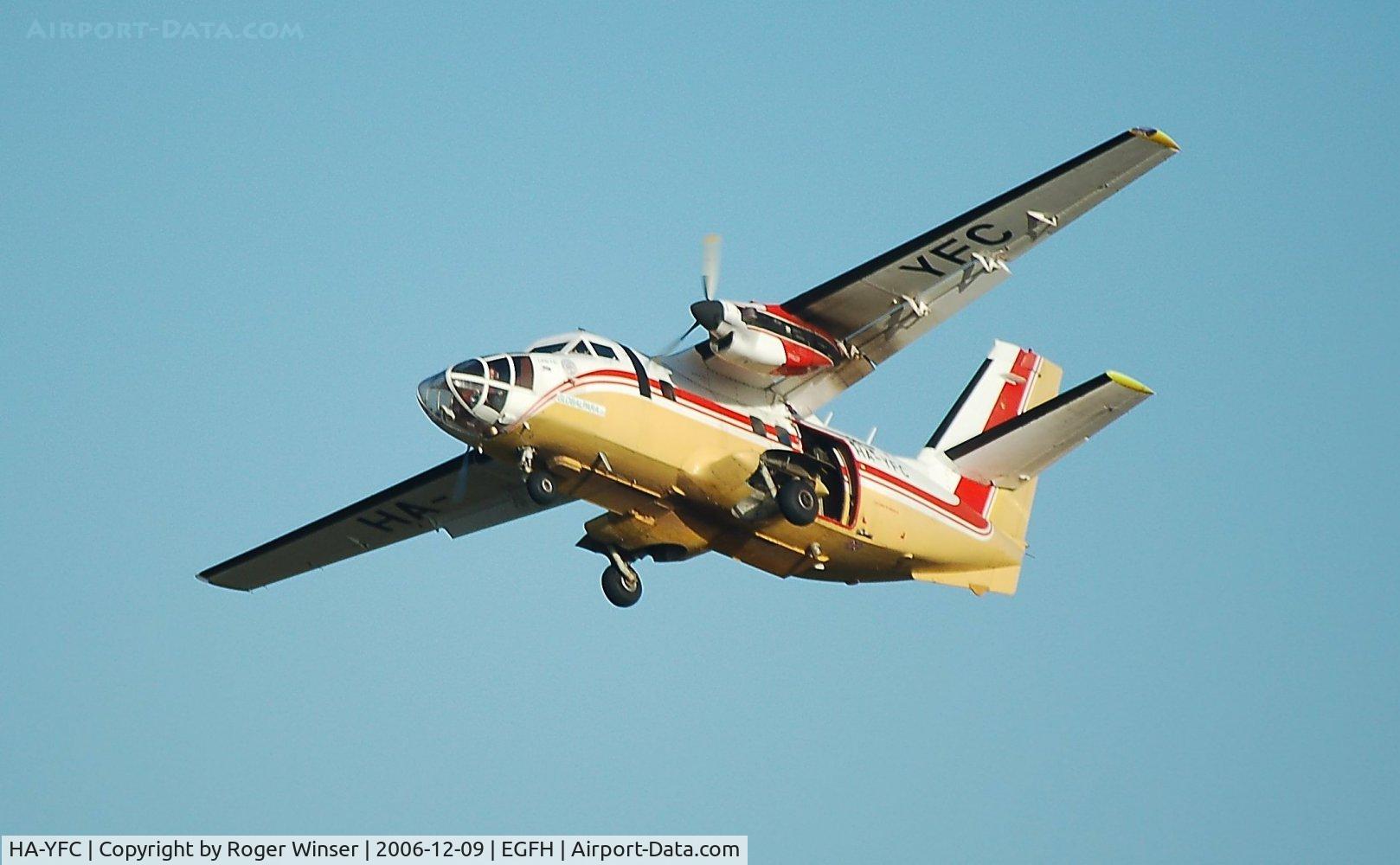 HA-YFC, 1985 Let L-410FG Turbolet C/N 851528, L-410 operated by Globalpara for Swansea Skydive.