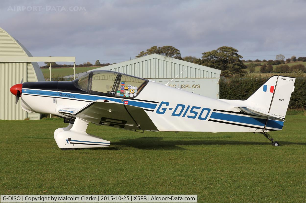 G-DISO, 1963 SAN Jodel D-150 Mascaret C/N 24, Roko Aero NG4 HD at Fishburn Airfield, October 25th 2015.