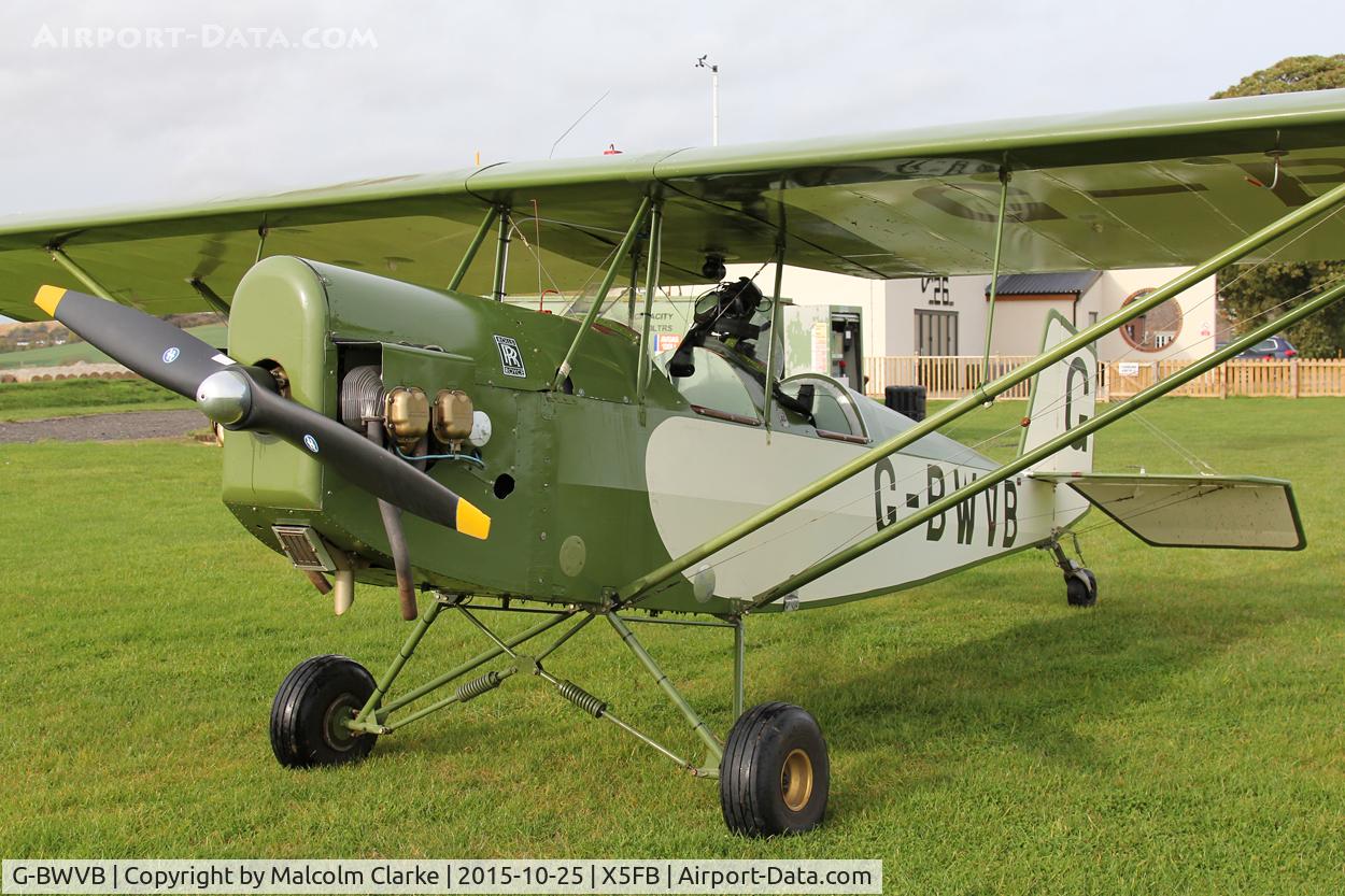G-BWVB, 1997 Pietenpol Air Camper C/N PFA 047-11777, Pietenpol Air Camper, Fishburn Airfield, October 25th 2015.