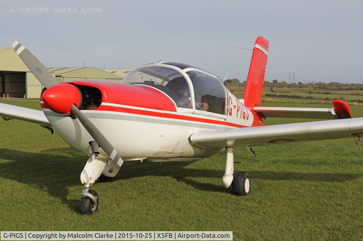 G-PIGS, 1976 Socata Rallye 150ST C/N 2696, Socata Rallye 150ST, Fishburn Airfield, October 25th 2015.