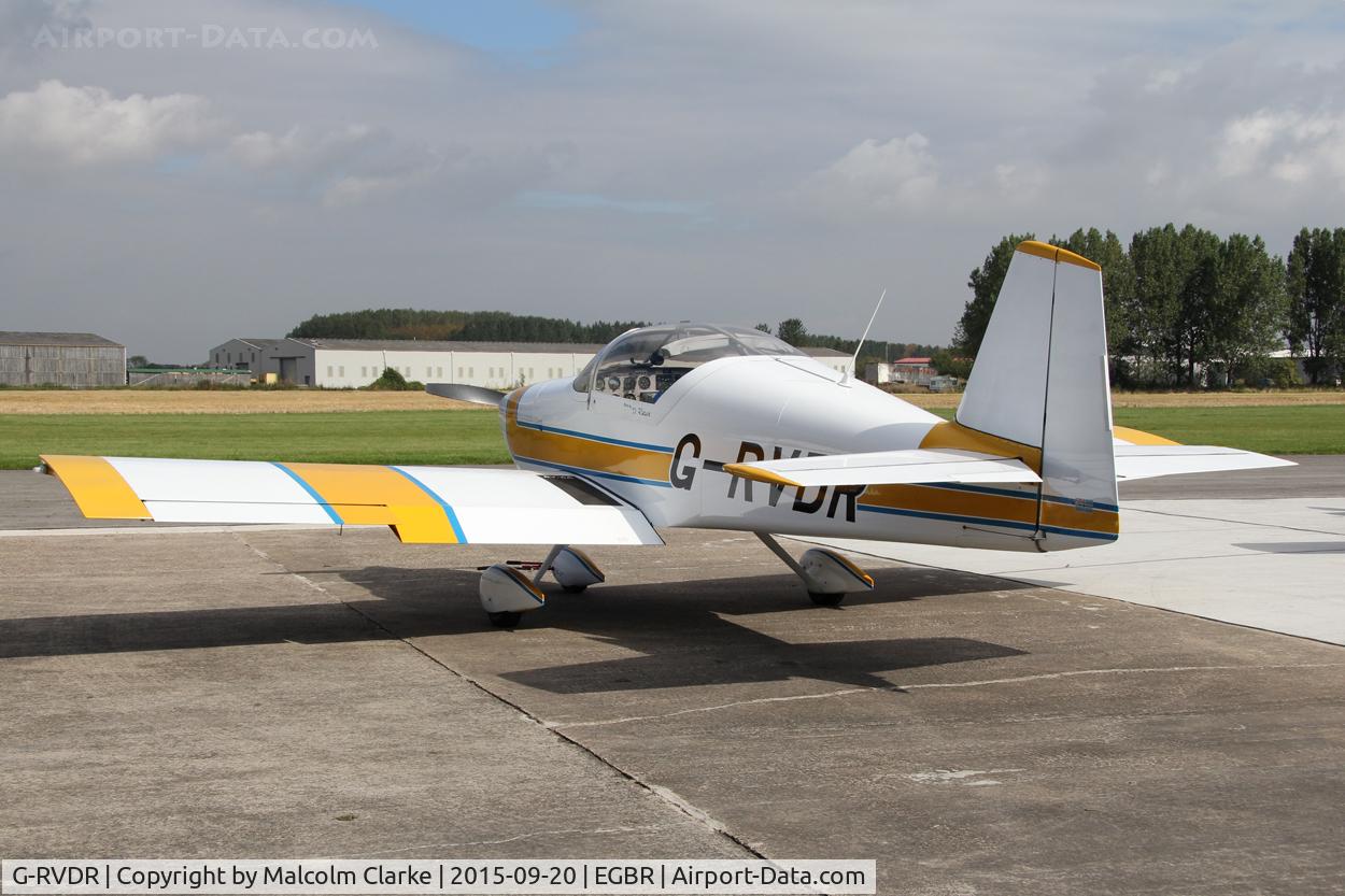 G-RVDR, 2001 Vans RV-6A C/N PFA 181A-13098, Vans RV-6A at The Real Aeroplane Club's Helicopter Fly-In, Breighton Airfield, September 20th 2015.