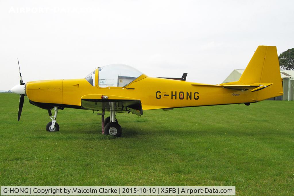 G-HONG, 1988 Slingsby T-67M-200 Firefly C/N 2060, Slingsby T-67M-200 Firefly at Fishburn Airfield, October 10th 2015.