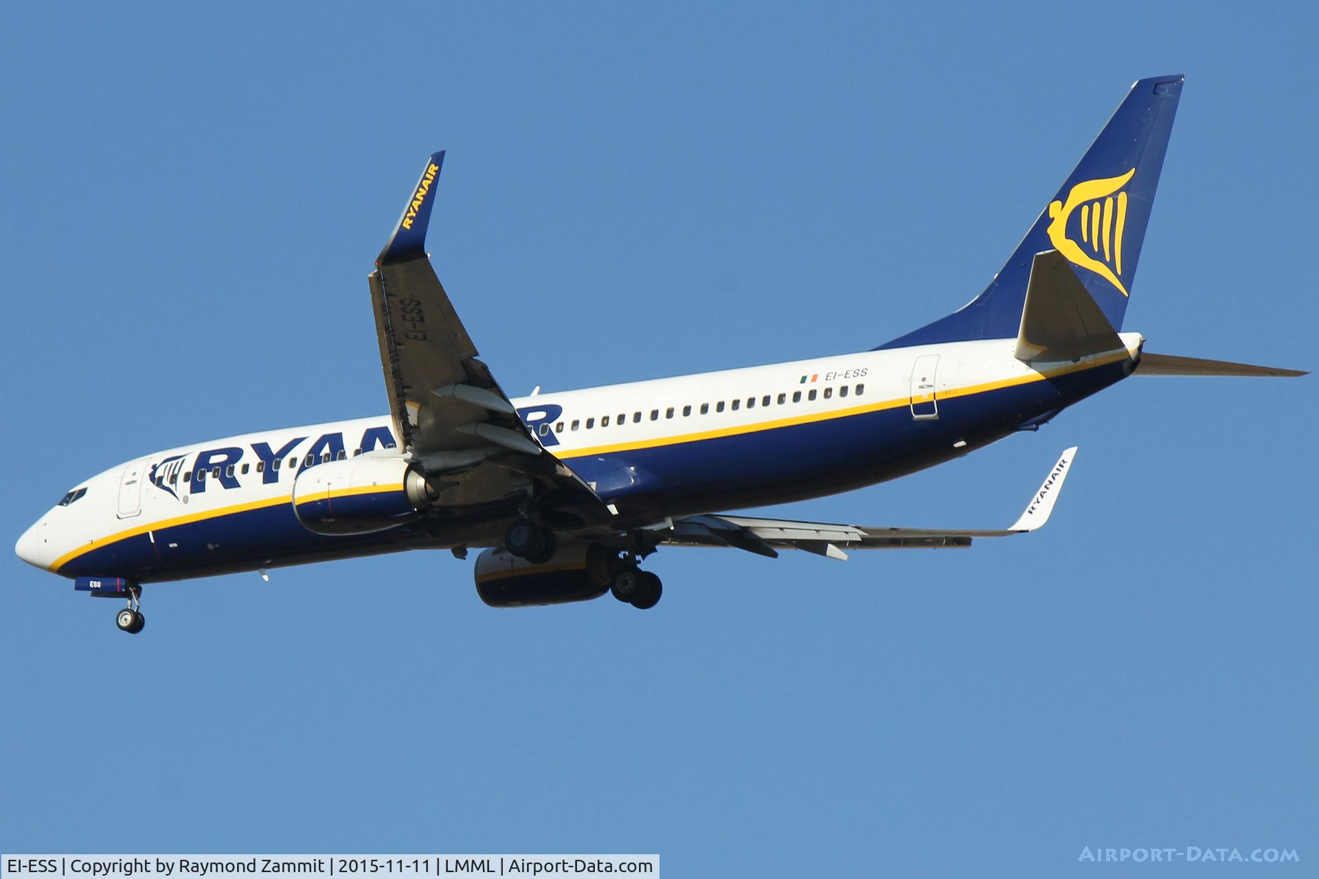 EI-ESS, 2011 Boeing 737-8AS C/N 35043, B737-800 EI-ESS Ryanair