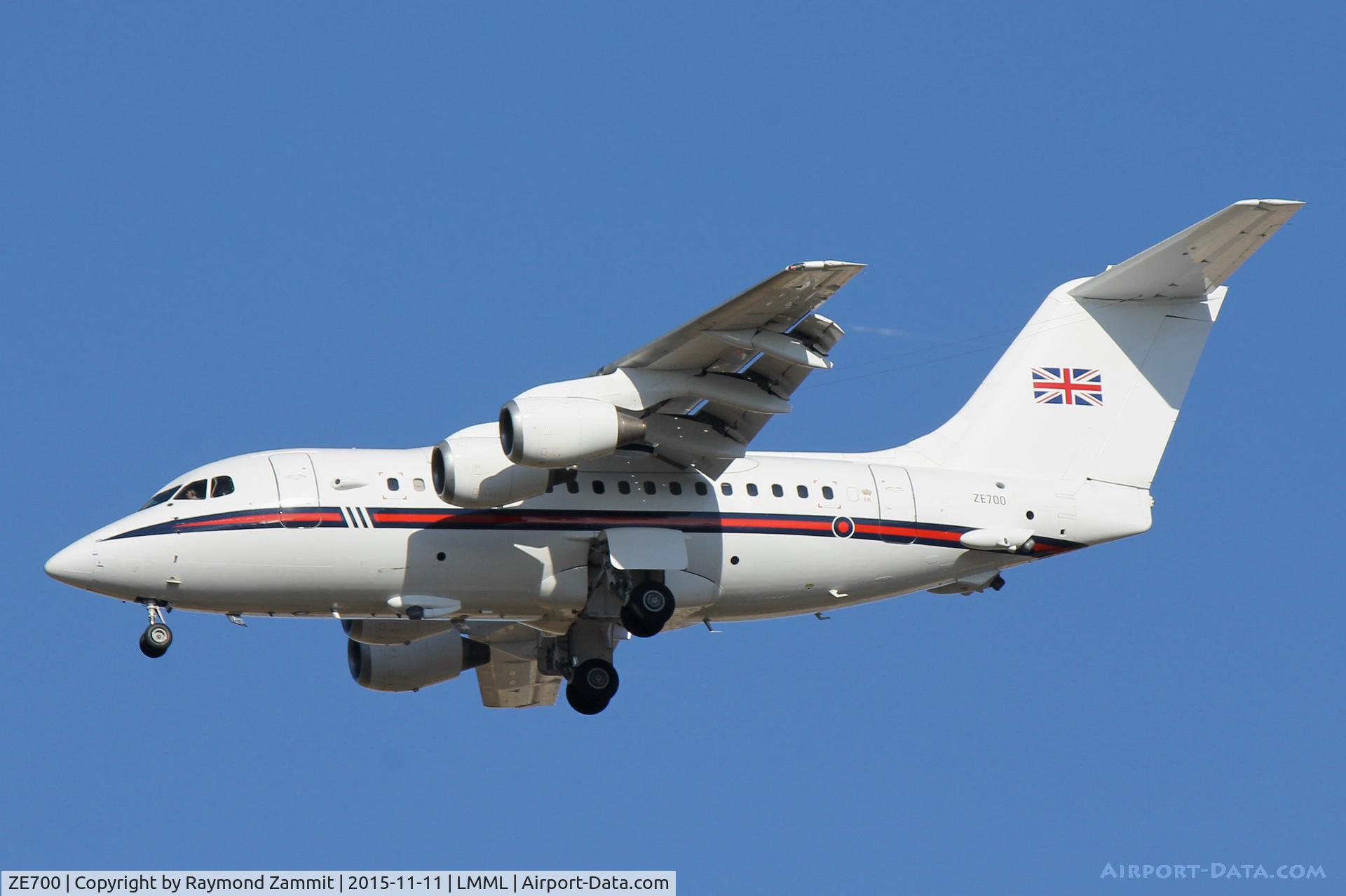 ZE700, 1984 British Aerospace BAe.146-100 CC.2 C/N E1021, Bae146 CC.2 ZE700 Royal Air Force