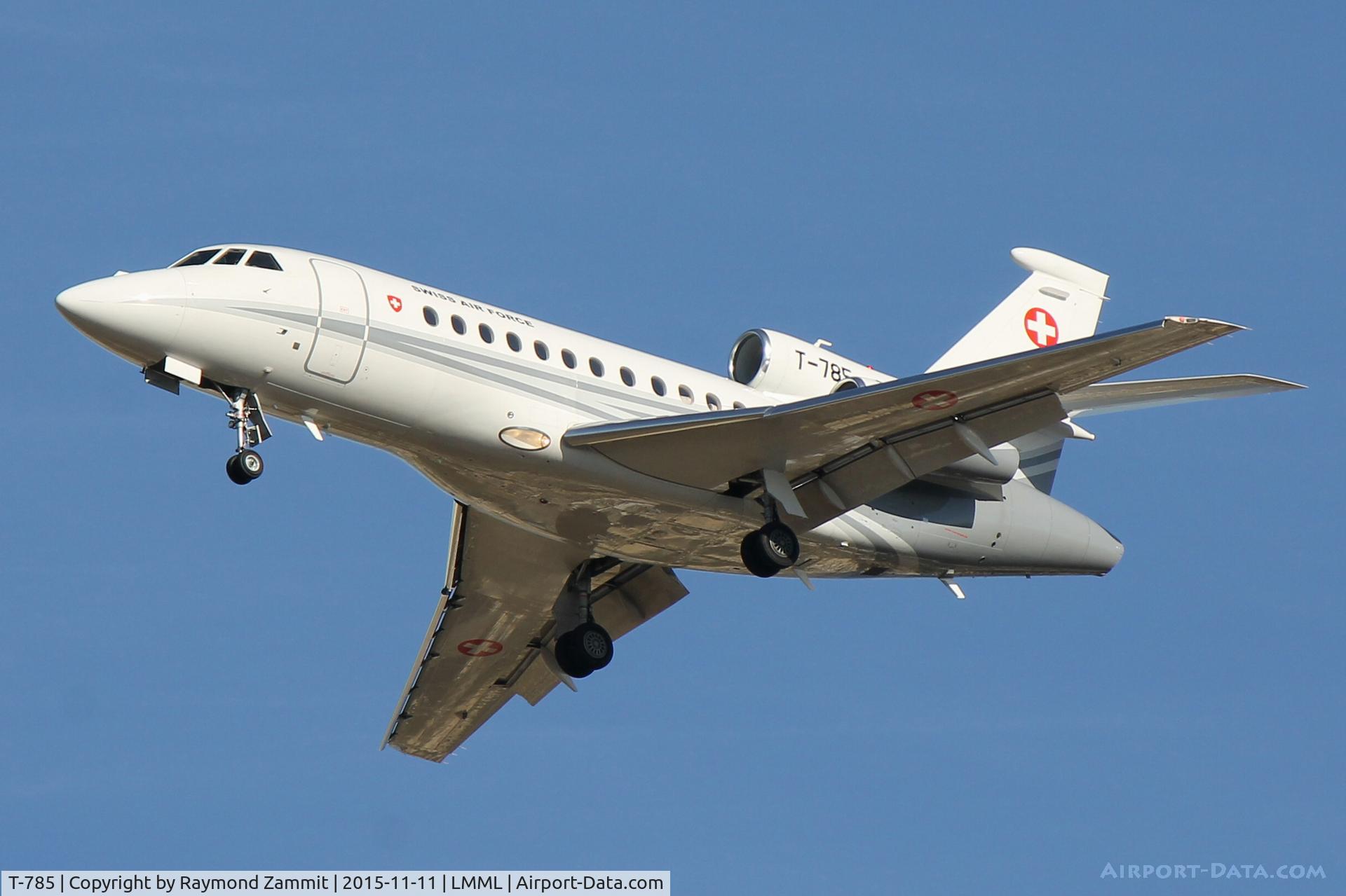 T-785, 2007 Dassault Falcon 900EX EASy II C/N 195, Dassault Falcon900EX T-785 Swiss Air Force
