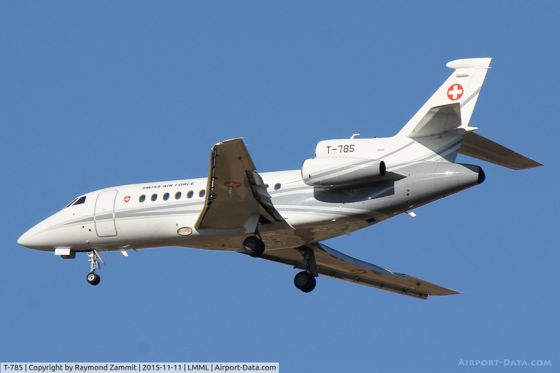 T-785, 2007 Dassault Falcon 900EX EASy II C/N 195, Dassault Falcon900EX T-785 Swiss Air Force