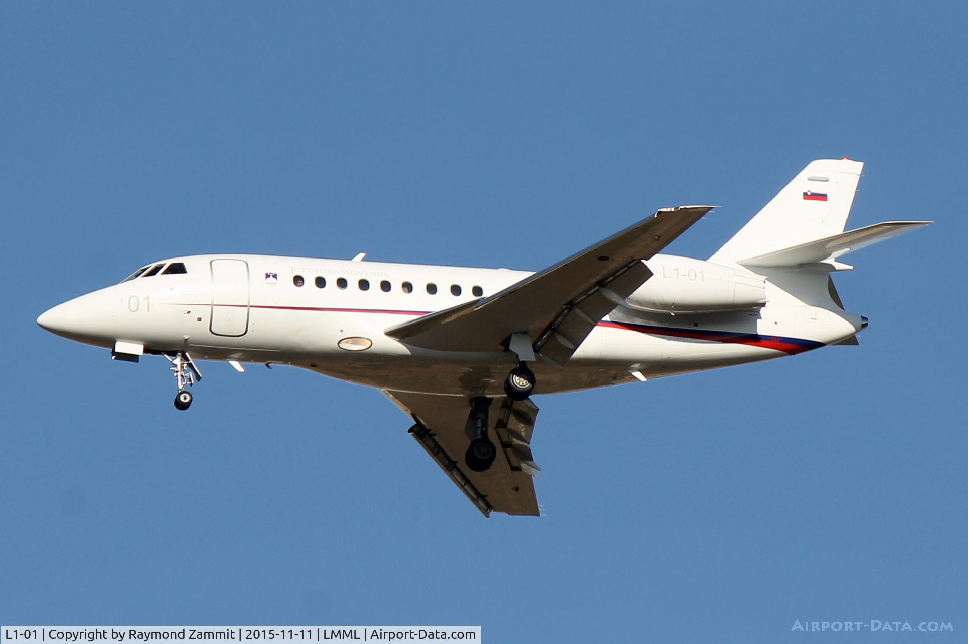 L1-01, 2003 Dassault Falcon 2000EX C/N 15, Dassaul Falcon 2000EX L1-01 Government of Slovenia