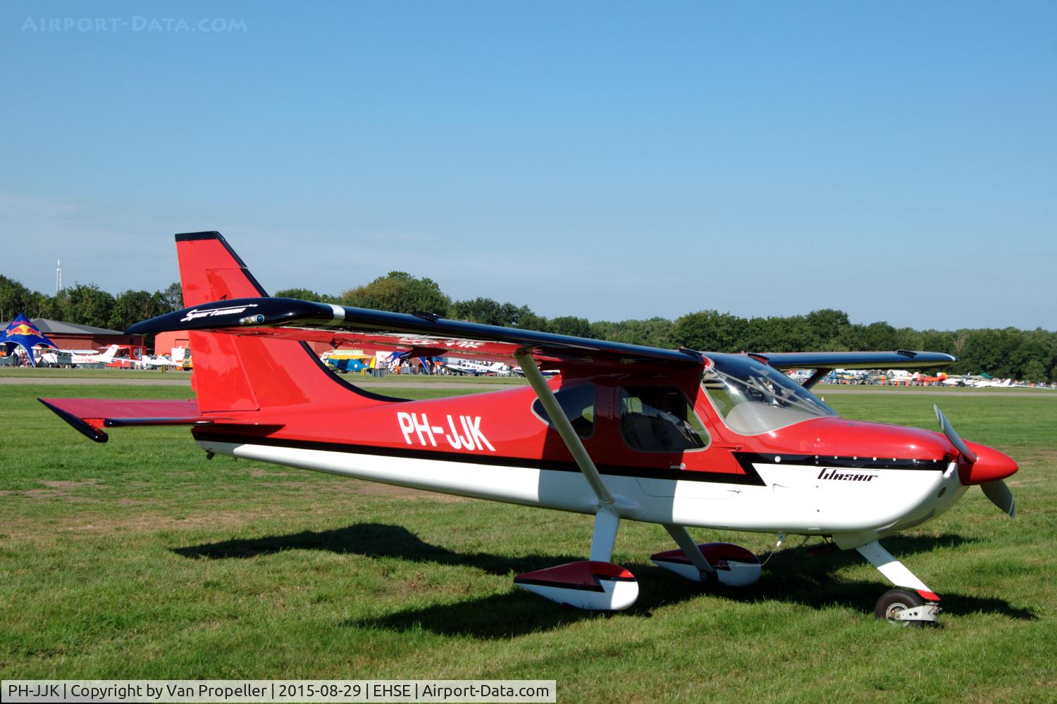 PH-JJK, 2007 Glasair GS-2 Sportsman C/N 7137, Glasair Sportsman 2+2 parked at Breda airport (Seppe), the Netherlands