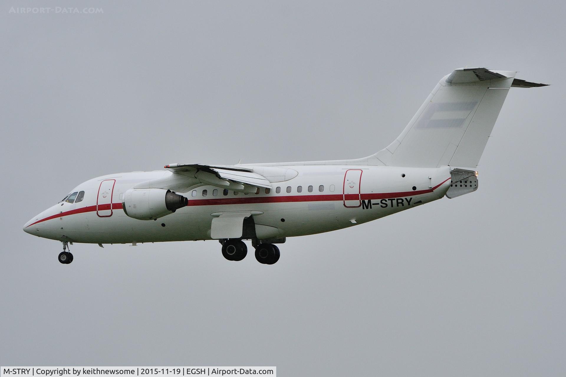 M-STRY, 1995 British Aerospace Avro 146-RJ70 C/N E1267, Formerly A6-LIW with Abu Dhabi Amiri Flight.