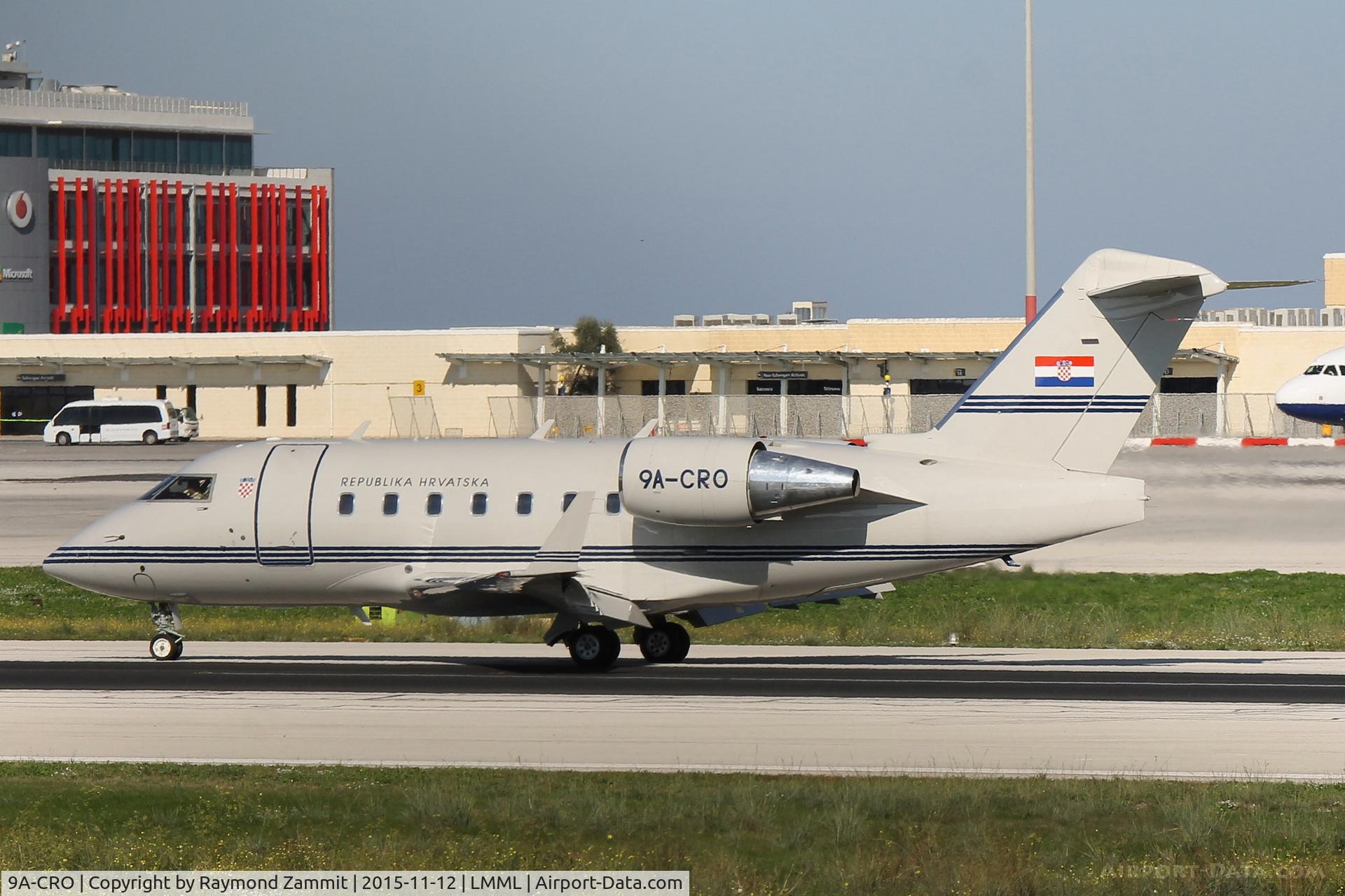 9A-CRO, 1996 Canadair Challenger 604 (CL-600-2B16) C/N 5322, Canadair CL-600 Challenger 604 9A-CRO Government of Croatia