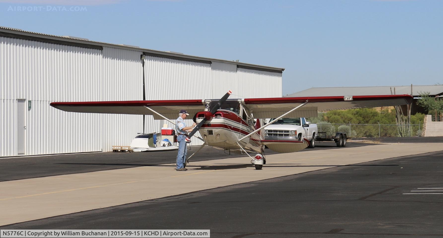 N5776C, 1950 Cessna 170A C/N 19730, Pre-Flight