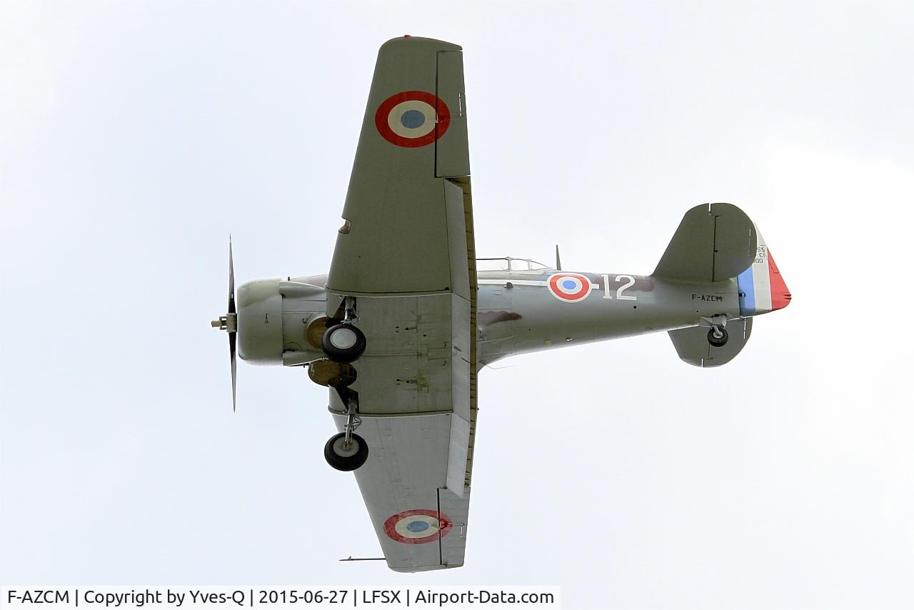 F-AZCM, 1951 North American T-6G Texan C/N 182-179, North American T-6G Texan, Short approach rwy 29, Luxeuil-Saint Sauveur Air Base 116 (LFSX) Open day 2015