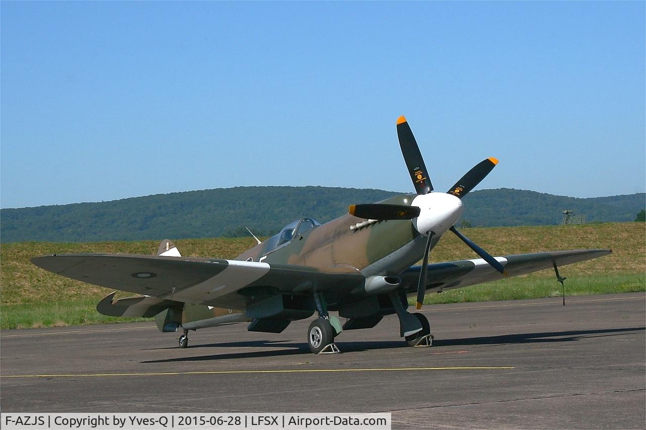 F-AZJS, 1944 Supermarine 389 Spitfire PR.XIX C/N 6S/585110, Supermarine 389 Spitfire PR.XIX, Static display, Luxeuil-St Sauveur Air Base 116 (LFSX) Open day 2015