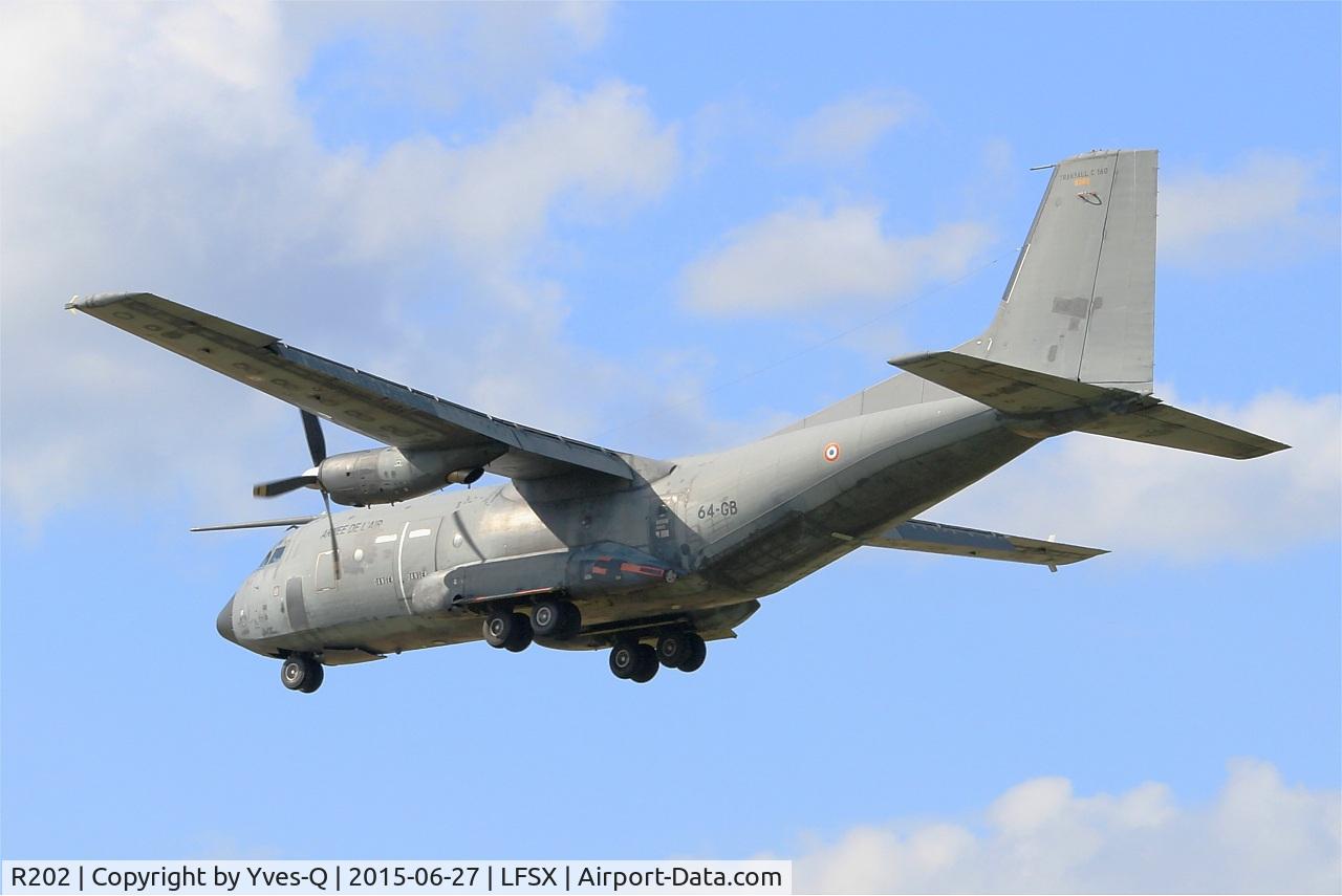 R202, Transall C-160R C/N 202, Transall C-160R, On final rwy 29, Luxeuil-Saint Sauveur Air Base 116 (LFSX) Air show 2015
