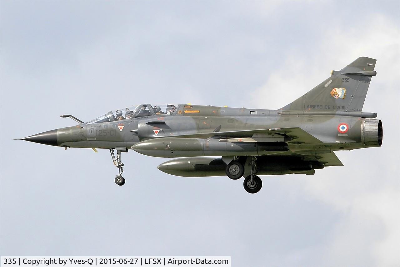 335, Dassault Mirage 2000N C/N 261, Dassault Mirage 2000N (125-CI), Short approach rwy 29, Luxeuil-St Sauveur Air Base 116 (LFSX) Open day 2015