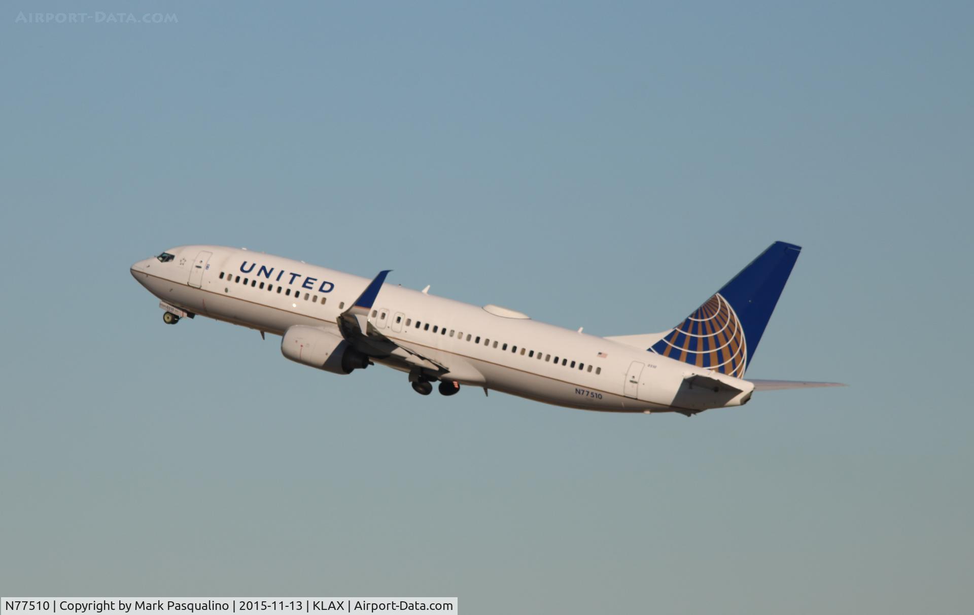 N77510, 2008 Boeing 737-824 C/N 32828, Boeing 737-800