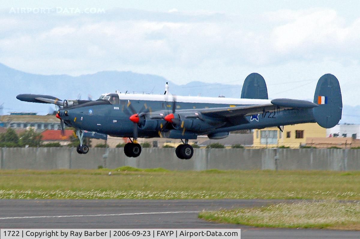 1722, 1957 Avro 716 Shackleton MR.3 C/N 1532, Avro 696 Shackleton MR.3 [1532] (South African Air Force) Ysterplaat~ZS 23/09/2006