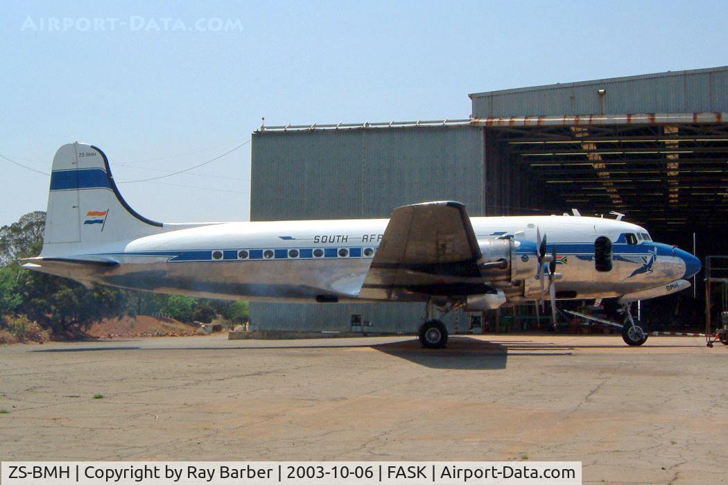 ZS-BMH, 1947 Douglas DC-4-1009 Skymaster C/N 43157, Douglas DC-4-1009 [43157] (South African Airways Historic Flight) Swartkop~ZS 06/10/2003