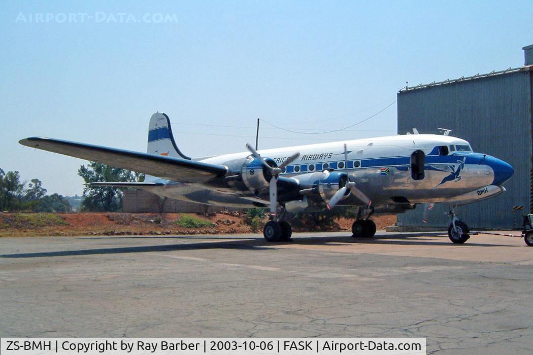 ZS-BMH, 1947 Douglas DC-4-1009 Skymaster C/N 43157, Douglas DC-4-1009 [43157] (South African Airways Historic Flight) Swartkop~ZS 06/10/2003