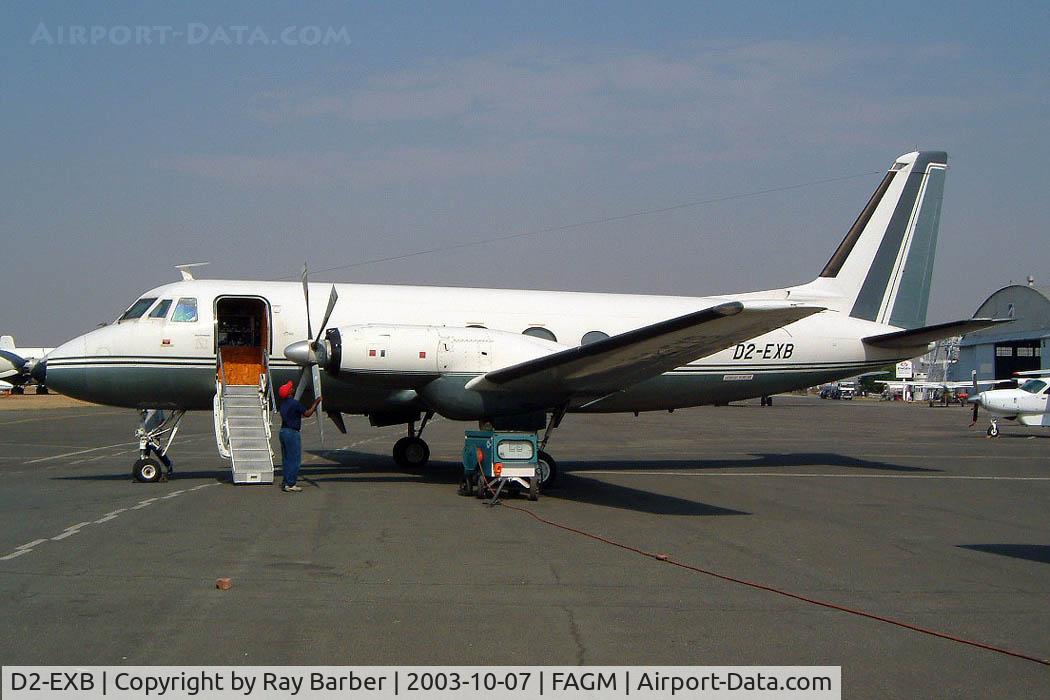 D2-EXB, 1965 Grumman G-159 Gulfstream 1 C/N 166, Grumman G-159 Gulfstream I [166] Johannesburg-Rand~ZS 07/10/2003