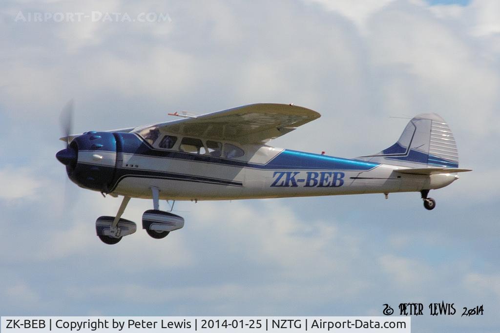 ZK-BEB, 1949 Cessna 195 C/N 7410, B B Aviation, Feilding