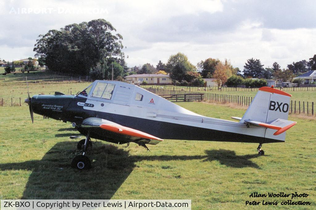 ZK-BXO, 1966 Auster B8 Agricola C/N AIRP/860, Associated Farmers Aerial Work Ltd., Martinborough