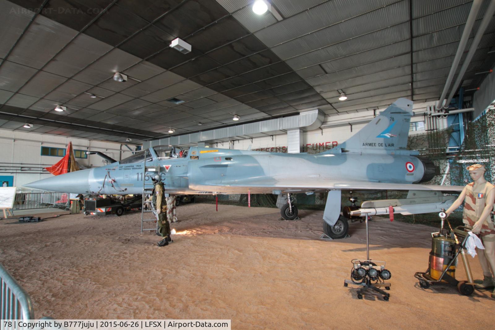78, Dassault Mirage 2000-5F C/N 318, at Luxeuil