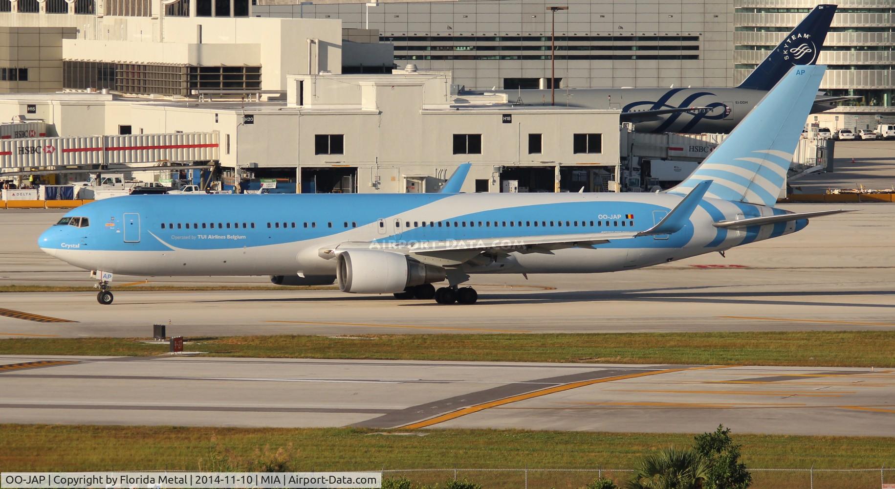 OO-JAP, 2001 Boeing 767-38E/ER C/N 30840, Jet Air Fly