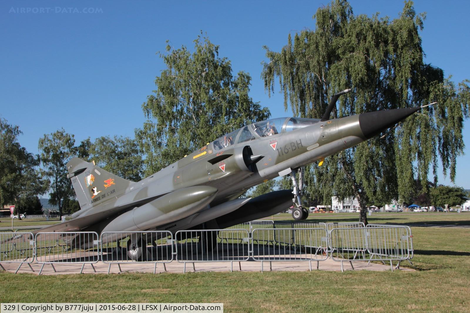 329, 1988 Dassault Mirage 2000N C/N 243, at Luxeuil